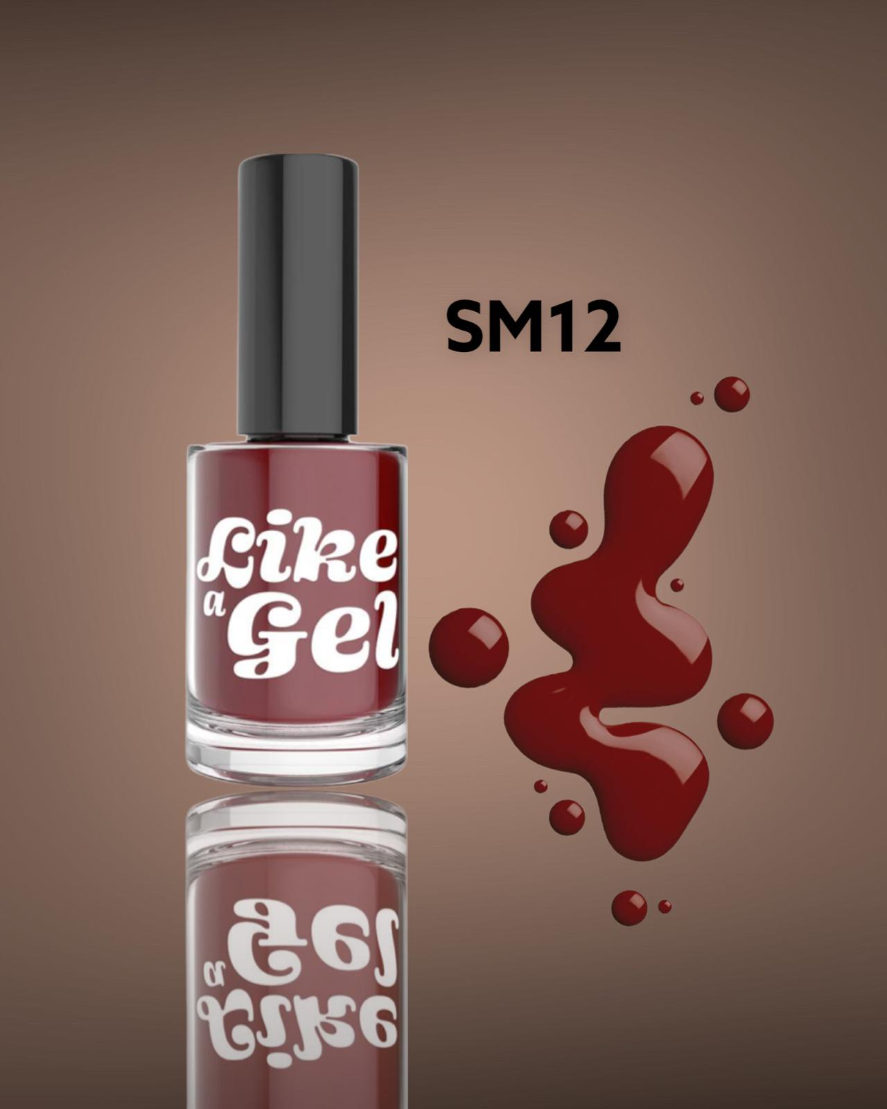 Like a Gel Nagellack mit Gel-Effekt Brown 10 ml (SM12)