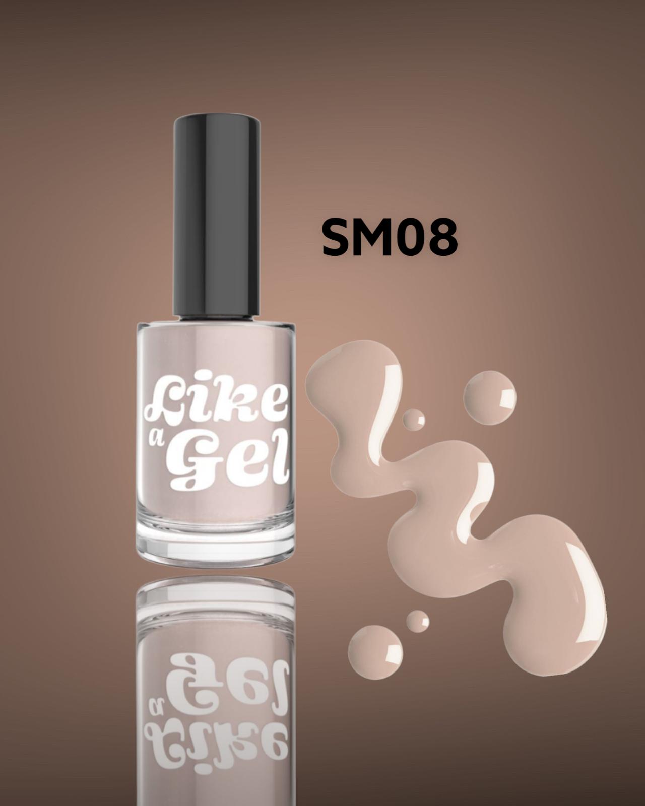 Like a Gel Nagellack mit Gel-Effekt Light Beige 10 ml (SM08)