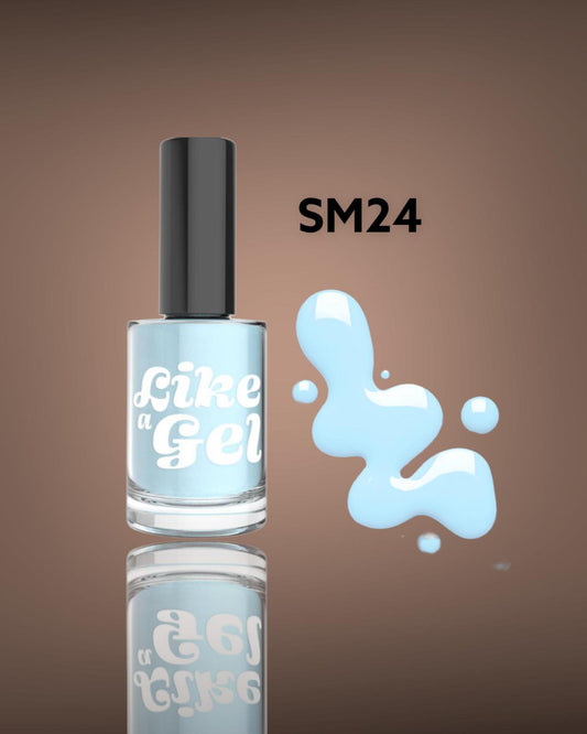 Like a Gel Nagellack mit Gel-Effekt Light Blue 10 ml (SM24)