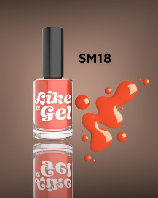 Like a Gel Nagellack mit Gel-Effekt Coral 10 ml (SM18)