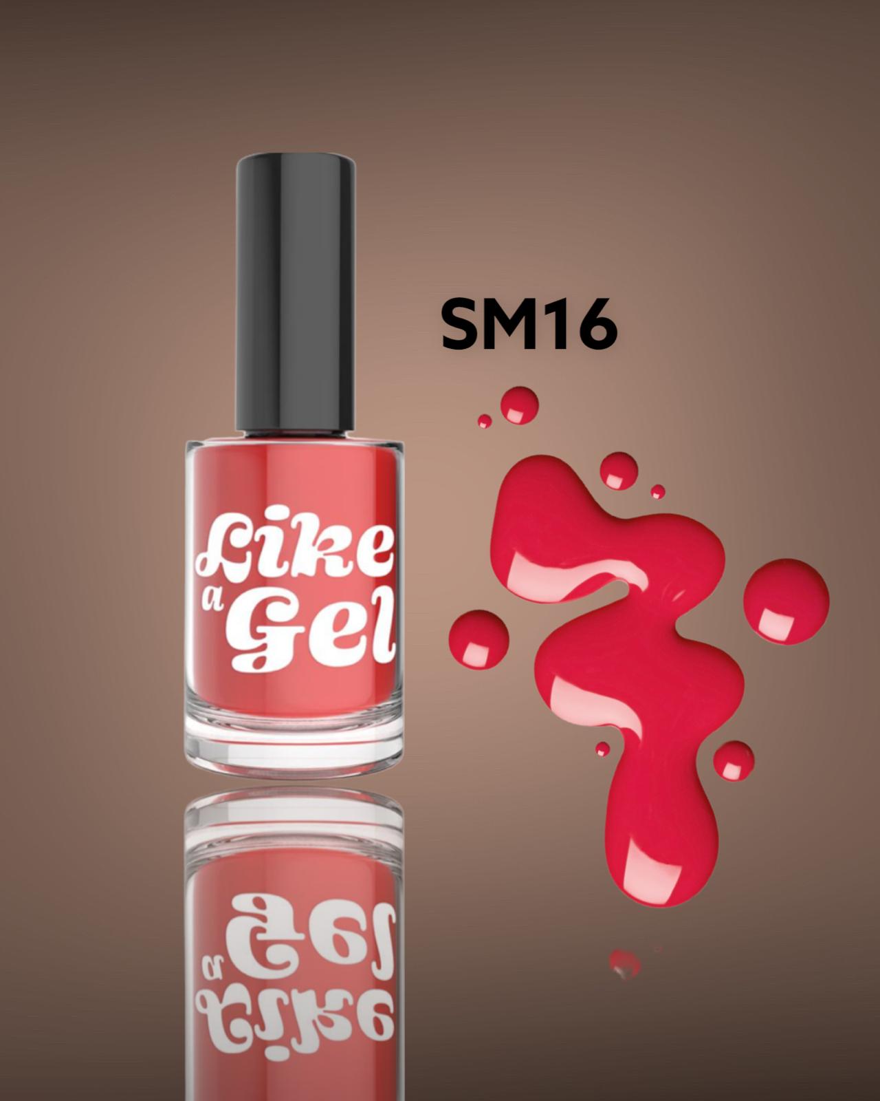 Like a Gel Nagellack mit Gel-Effekt Strawberry 10 ml (SM16)