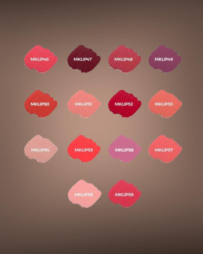 Lip Cream Matte Liquid Lipsticks Kissproof 3g (Available in various colors)