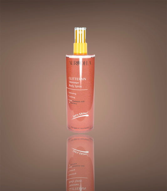 Glitterain Pink Shimmer Body Spray Coconut 150ml (SOL22)